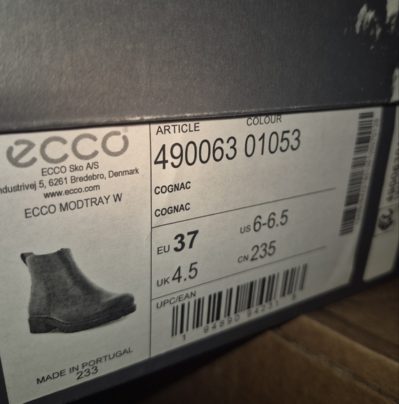 ECCO | Modtray Women's Leather Ankle Boot Size 6.5 NWT - Picture 6 of 12